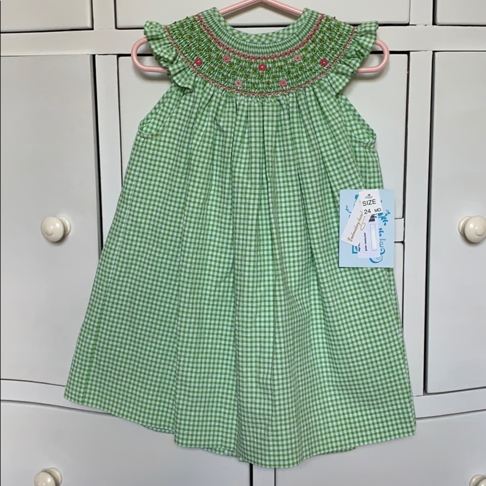 Green Smock Dress
